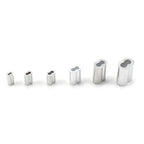 6 x Ferrule Crimping Loop Sleeves for Wire Rope Cable Line Assortment