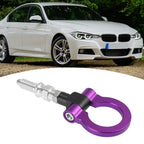 Purple Aluminum Tow Hook Towing Eye Front Bumper for BMW 325i 335i