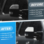 2Pcs Door Mirror Cap Cover for Ford F250 F350 Super Duty (2017–2024)