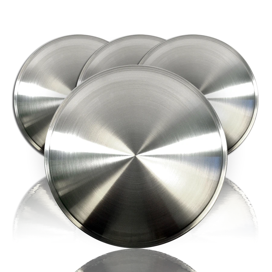 16" FULL MOON HOT ROD RACING DISC HUB CAPS SOLID WHEEL COVERS RIMS New Set of 4