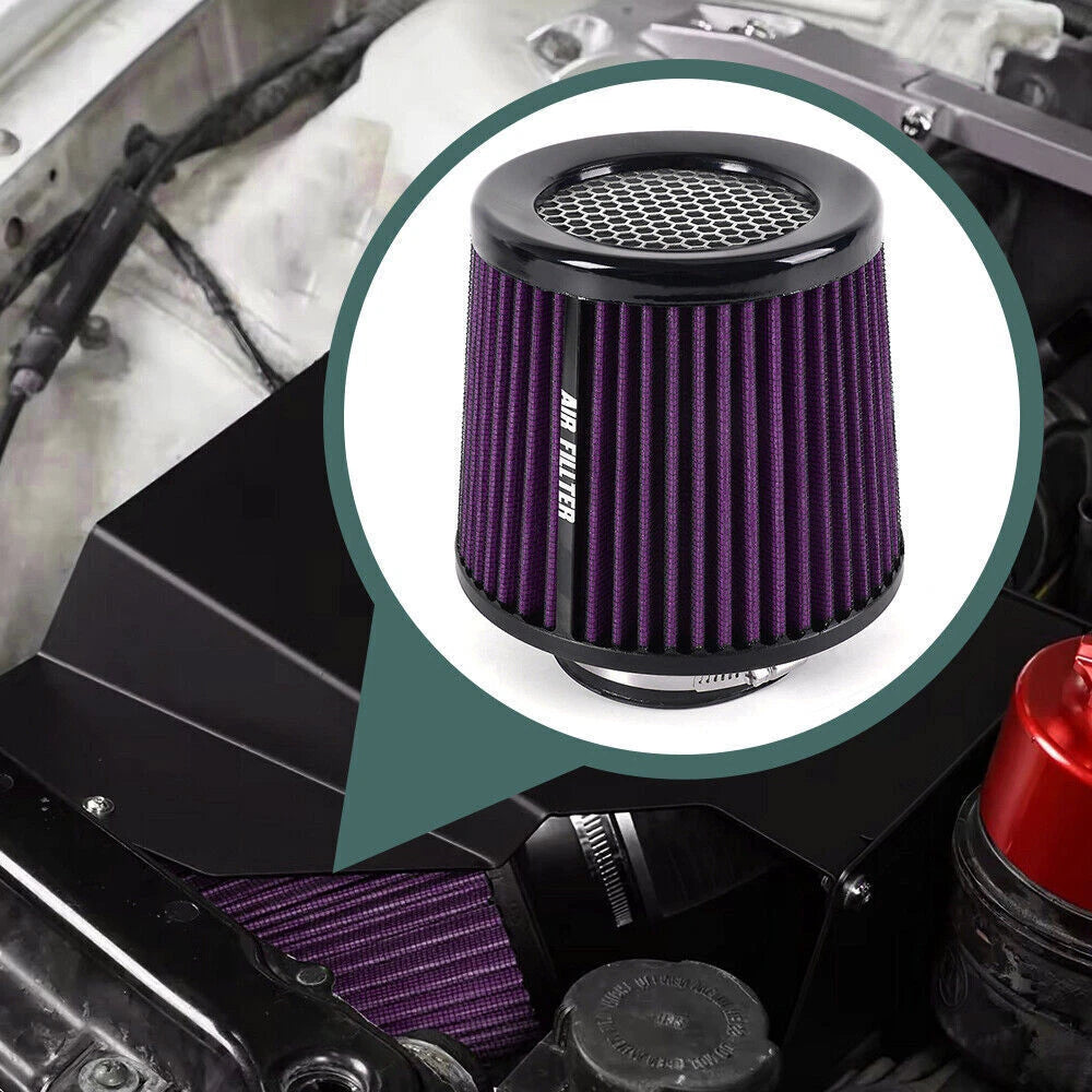 3" Cold Air Intake Cone Filter for Various Models