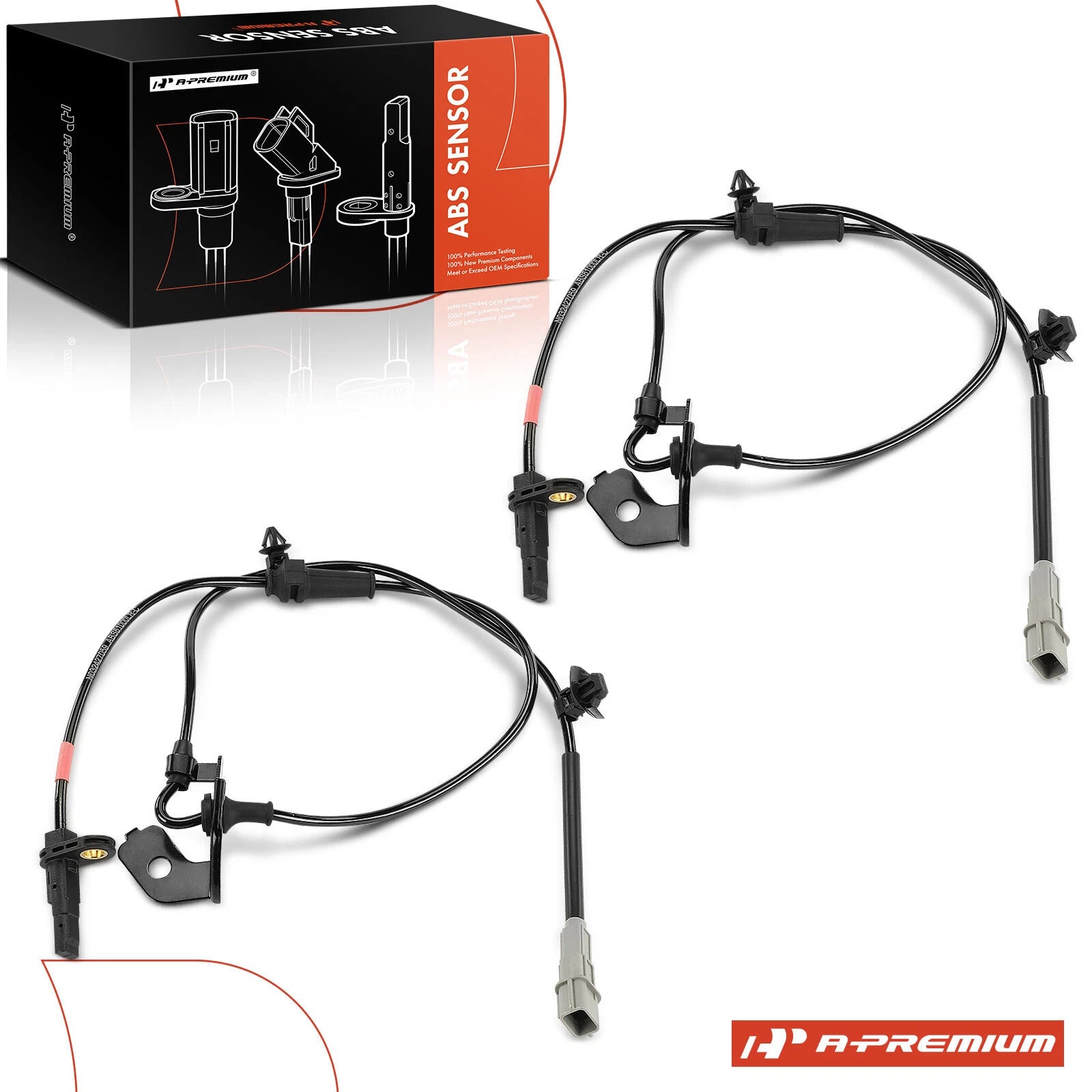 2X Front ABS Wheel Speed Sensor for Hyundai Sonata (2020–2023) Kia K5 (2021–2024)
