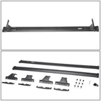 Set of 2 Black Aluminum Roof Rack Cross Bars for Equinox Terrain (2018–2024)
