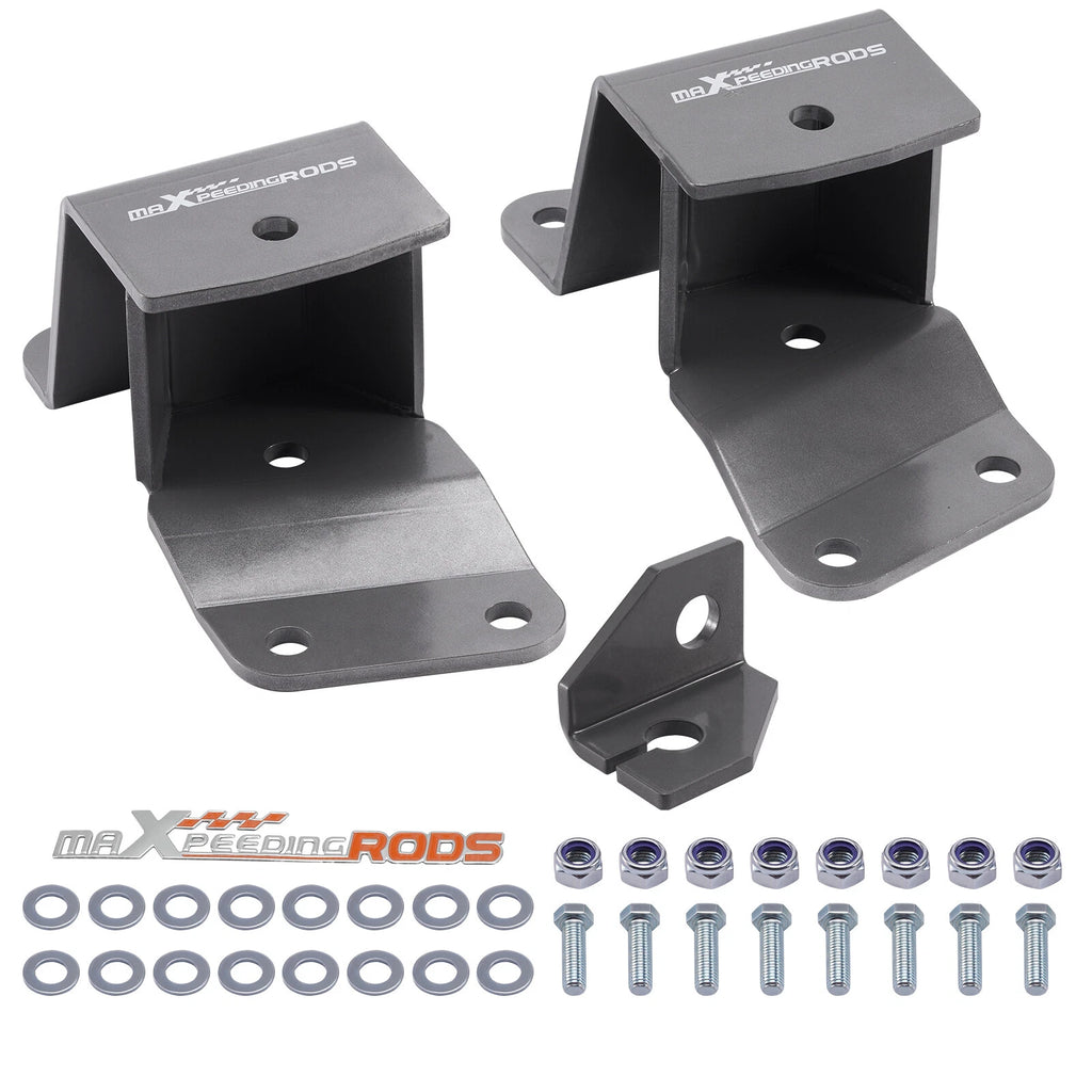 Lowering Kit 2" Rear Axle Drop Hangers for Chevy GMC C1500 2WD (1988–1998)