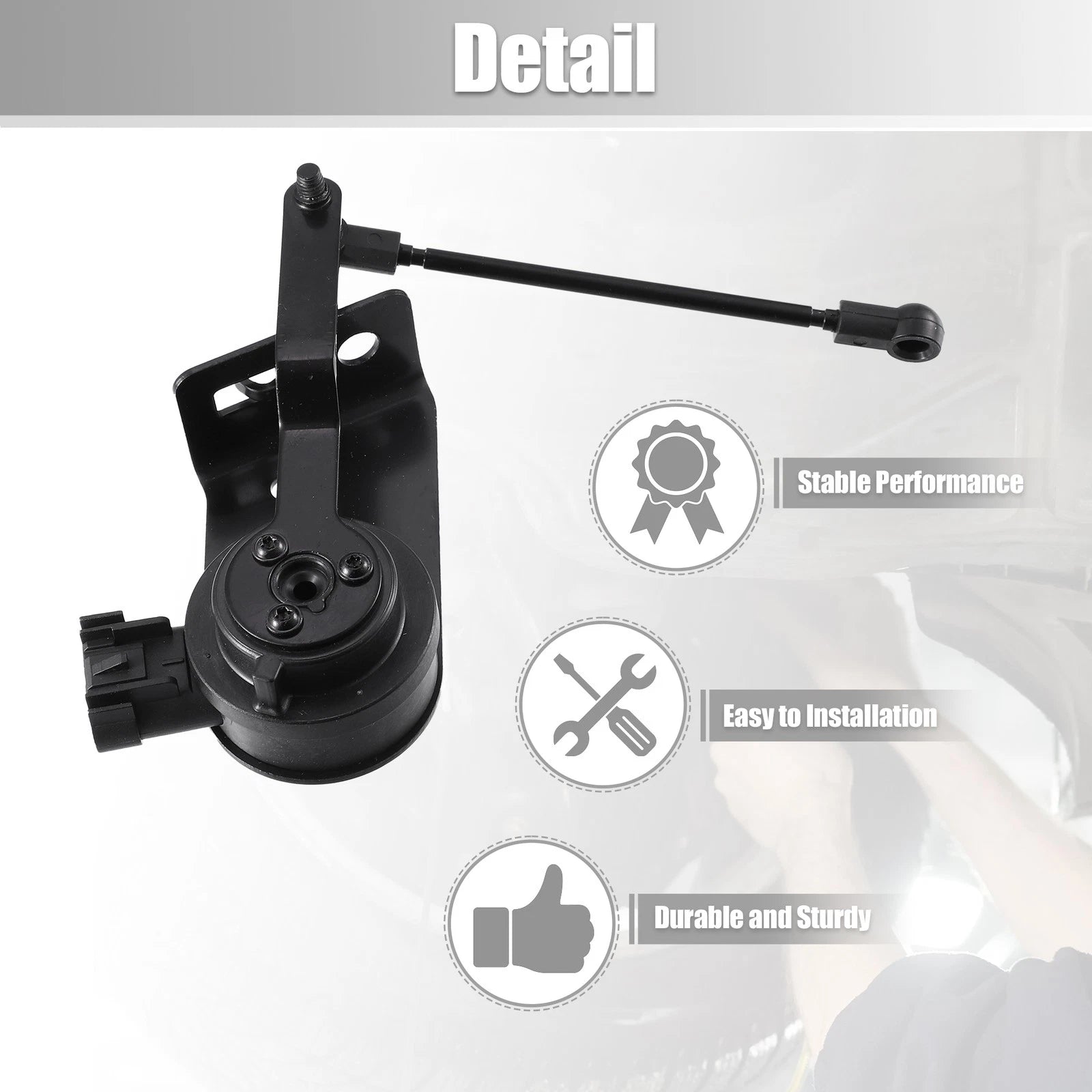 Front Left Air Suspension Ride Height Level Sensor for Cadillac (2015–2020)