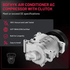AC Compressor with Clutch for Honda Accord & Crosstour (2008-2015)