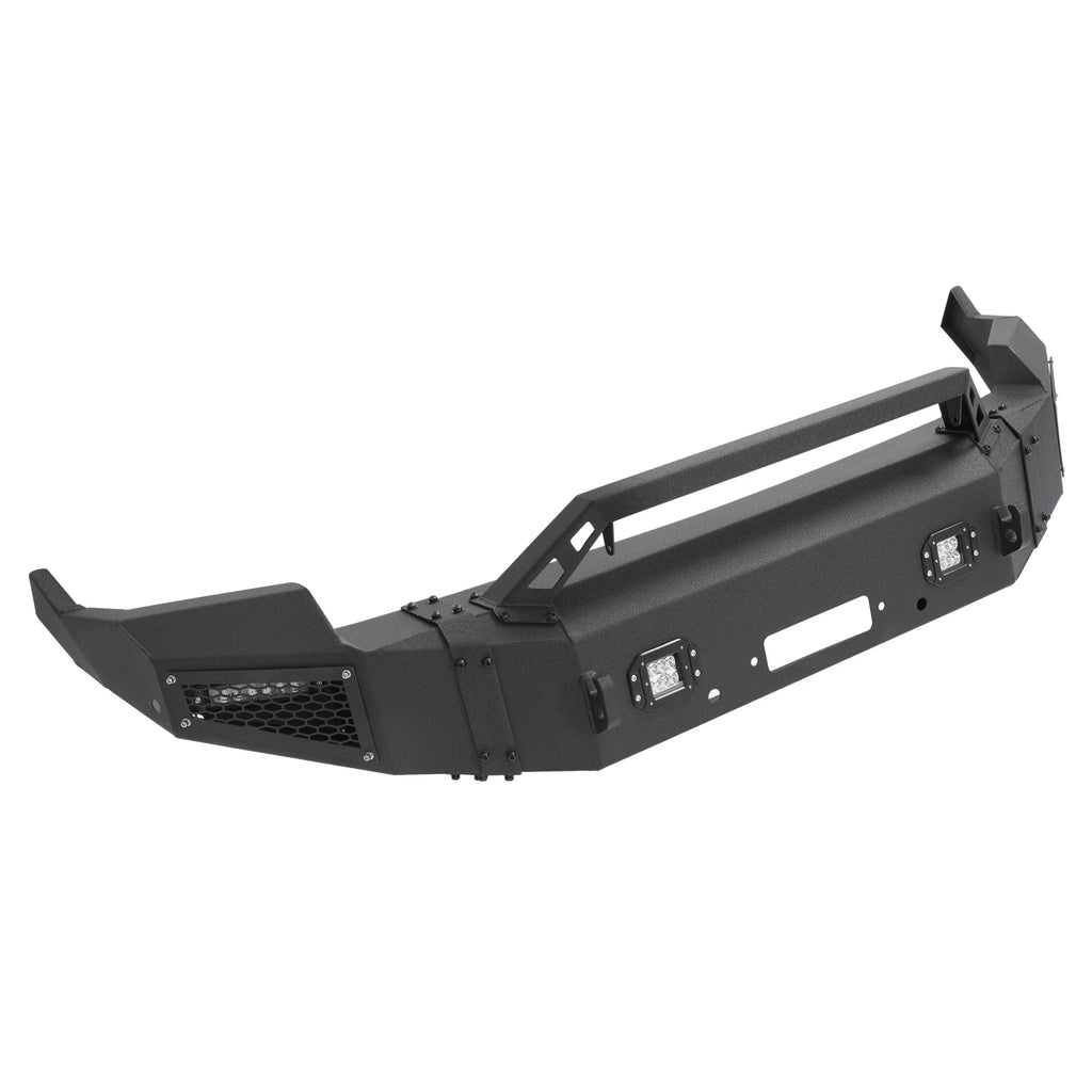 Front Steel Bumper Assembly with Winch Plate and LED for Dodge Ram 1500 (2009–2012)