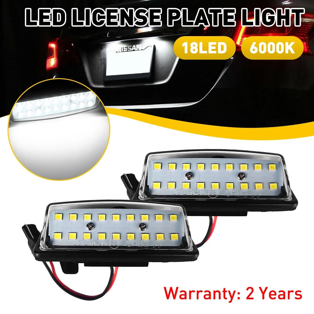 Canbus LED License Plate Light for Nissan Sentra Maxima Altima (2010–2023)