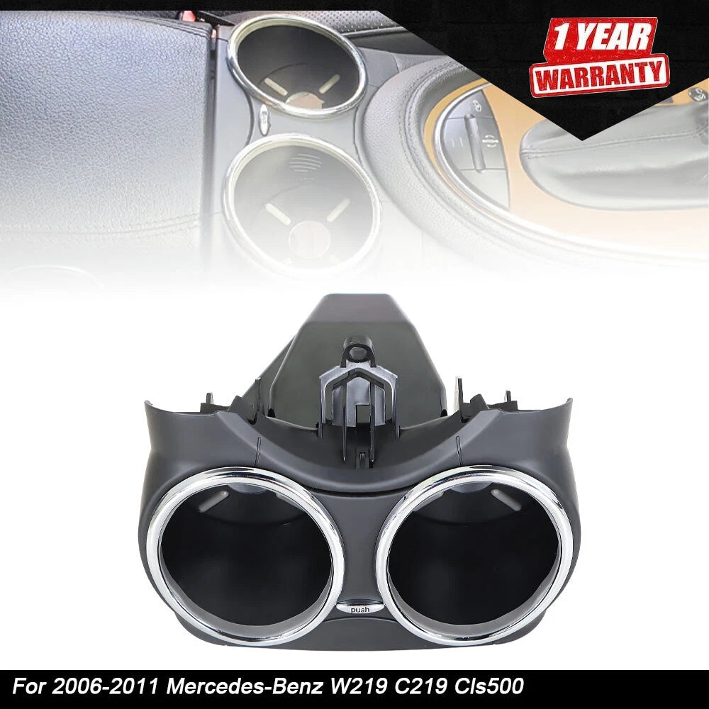 Dual Cup Holder Bracket for Mercedes-Benz CLS550 CLS63 (2006–2011)