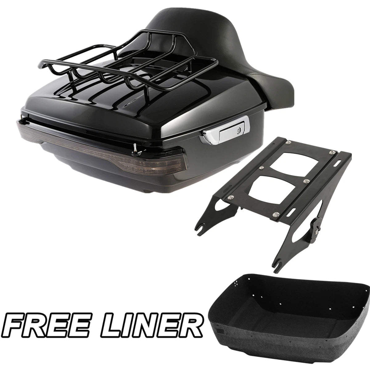 Trunk Pad Mount Rack Tail Light for Harley Touring (2014–2023)
