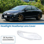 Car Front Right Headlight Lens Cover for Honda Civic (2006-2011)