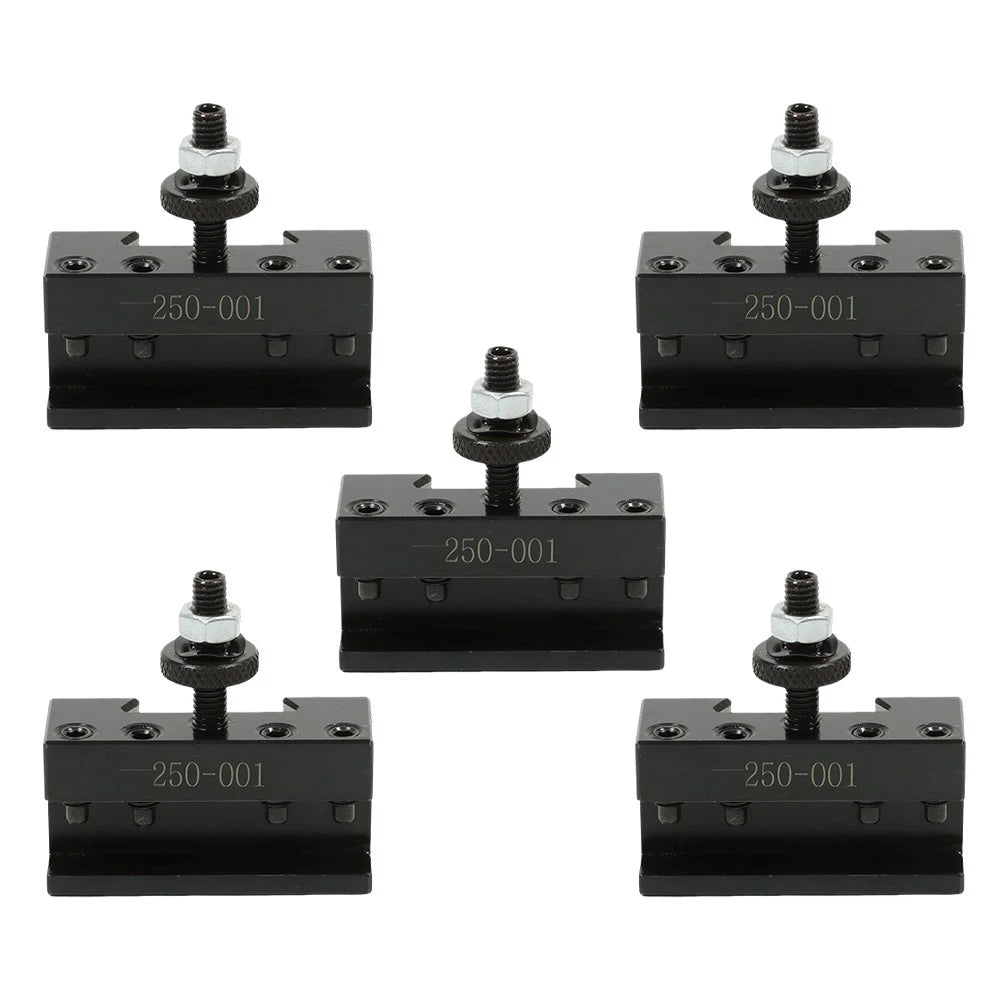 Set of 5 Quick Change Lathe Tool Post Holders for OXA 250