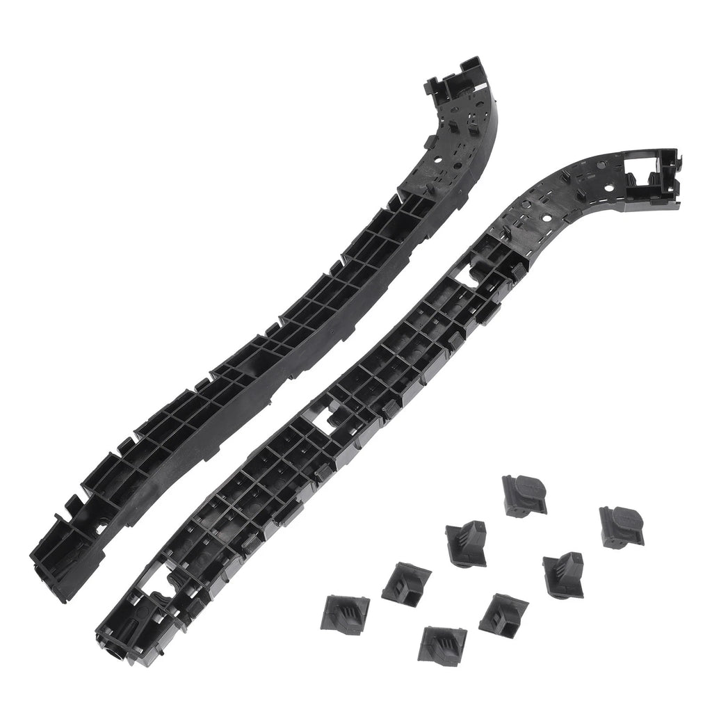 Set of 2 Rear Bumper Support Brackets for Honda CR-V (2007–2011) Black