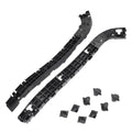 Set of 2 Rear Bumper Support Brackets for Honda CR-V (2007–2011) Black