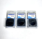 Set of 3 Perko 1016DP0BLK Black Plastic Flush Pulls 2.25'' x 2.25''