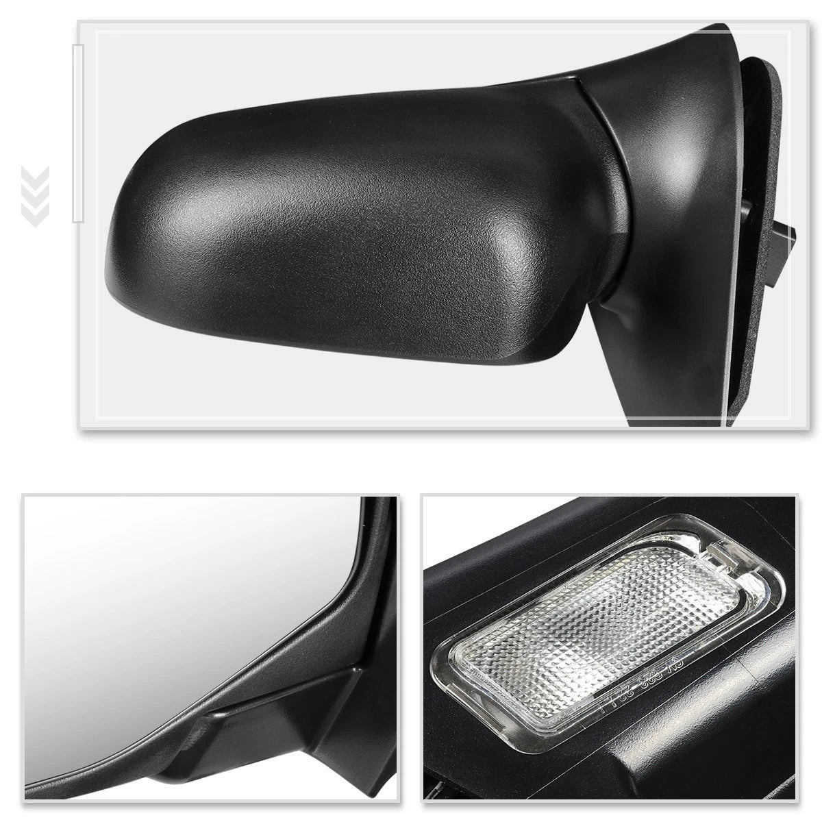 Smoked Housing Bumper Headlight Clear Corner Lamps for Sierra Yukon (1999–2007)