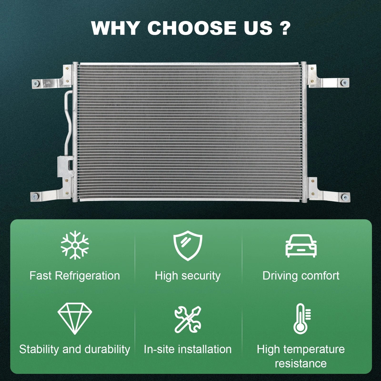 AC Condenser for Freightliner FL60 (1997–1999)