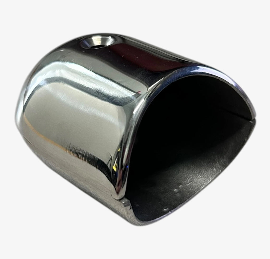 Set of 2 Stainless Steel Boat Rub Rail End Caps for Taco Marine F16-0039