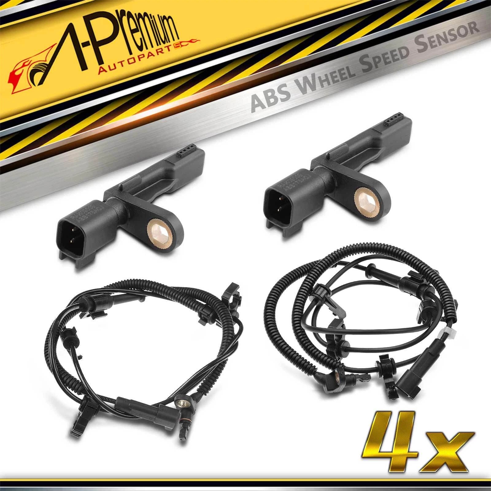 Set of 4 ABS Speed Sensors for Jeep Liberty (2006–2007)