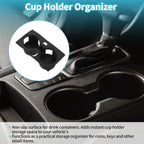 Center Console Cup Holder Organizer for BMW X5 G05 (2019–2023) Silicone Black