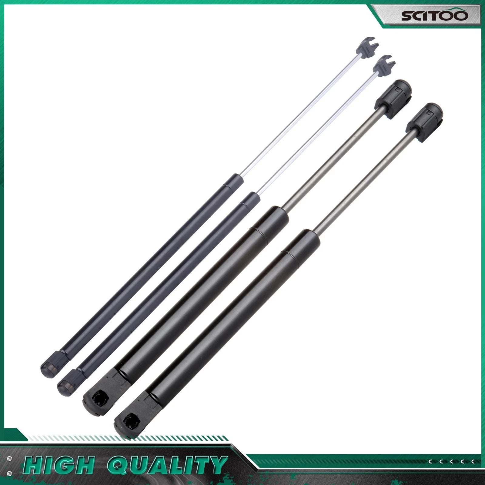 2 Hood & 2 Rear Trunk Lift Supports Gas Struts for Chrysler Concorde (1998–2004)