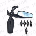 Universal Motorcycle Rearview Mirrors 8mm 10mm Black