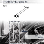2X Front Stabilizer Bar Links No Bushing for BMW 740i (1995–2001) No.K80235