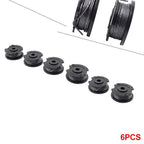 6x Strimmer Spool and Line for Easy Grass Cut 18-230 (F016800569)