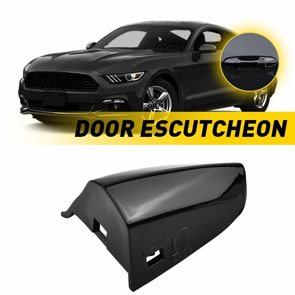 Door Handle Key Lock Cap Hole Cover Bezel for Ford Mustang (2015–2022)