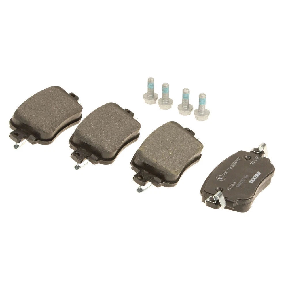 Set of 4 Textar Rear Brake Pads for Audi Q3 Quattro VW Golf GTI Passat