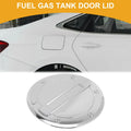 Fuel Tank Door Cap for Dodge Ram 2023-2025 Gas Tank Flap Chrome Silver Tone