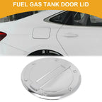 Fuel Tank Door Cap for Dodge Ram 2023-2025 Gas Tank Flap Chrome Silver Tone