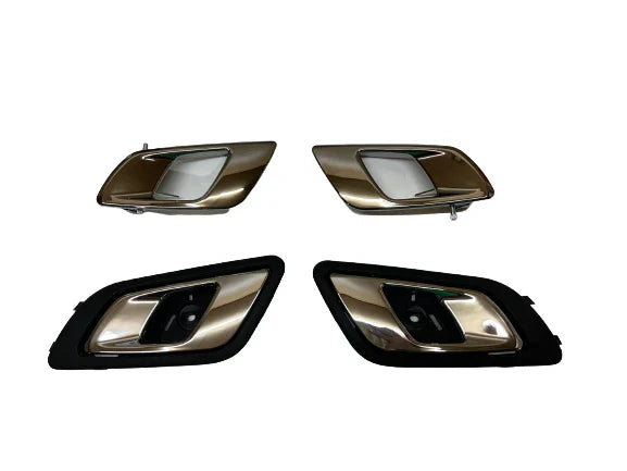 4pc Front & Rear Door Handles, Black Chrome for Ford Ranger PX (2011–2022)
