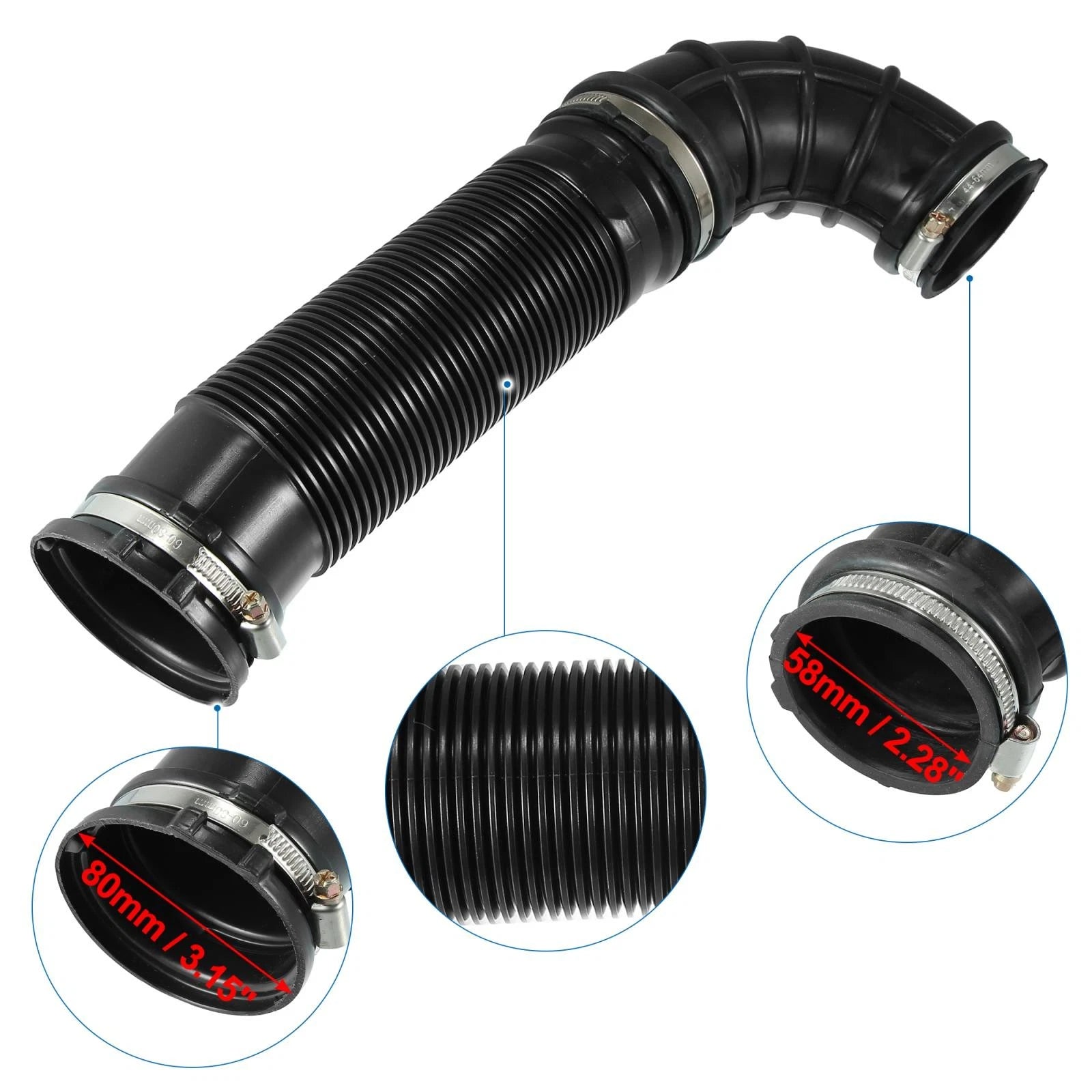 Air Duct Filtered Pipe for Chevrolet Cruze LT LTZ (2011–2016) 13265784 696028