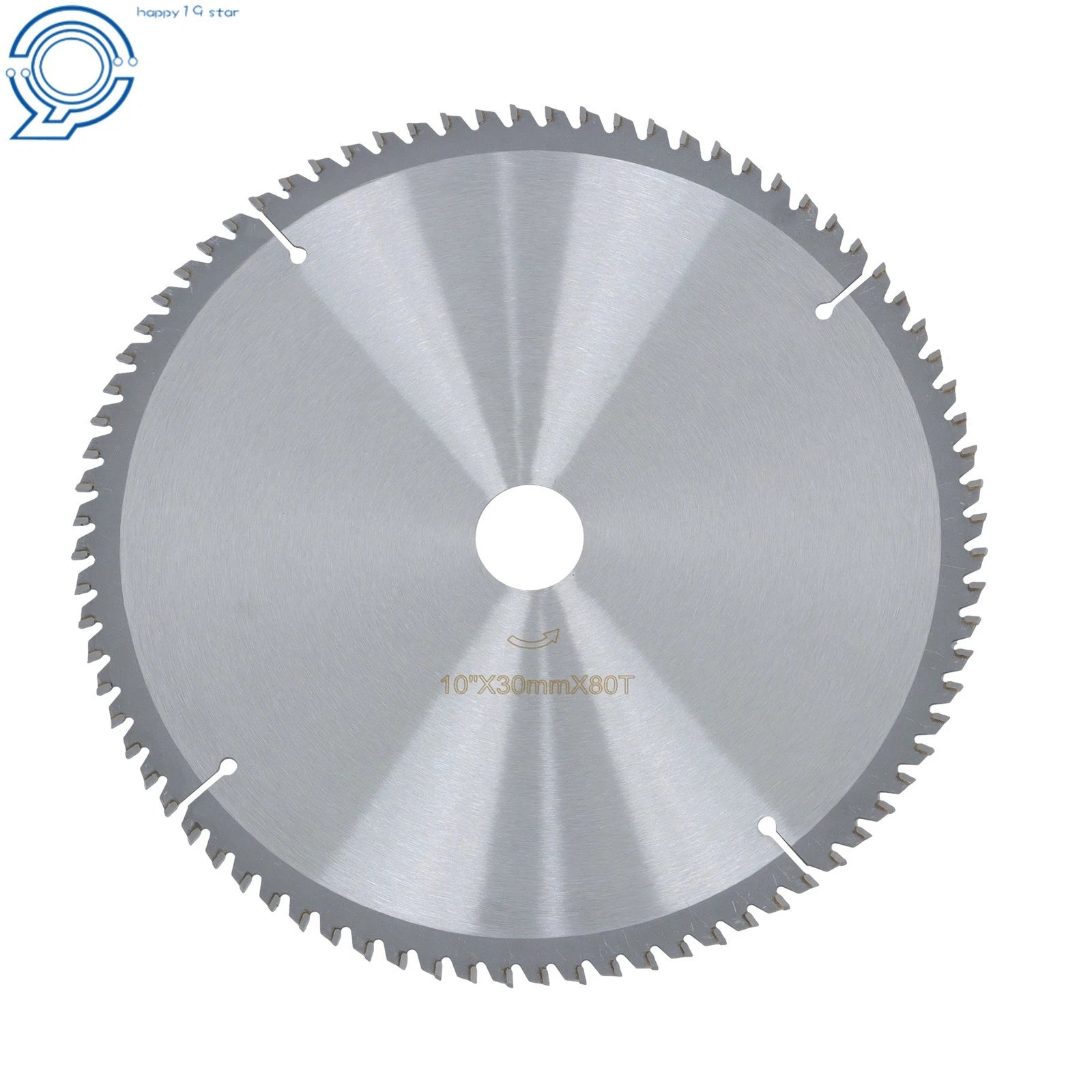10" 30mm 80T TCT Saw Blade for Multi-Purpose Cutting