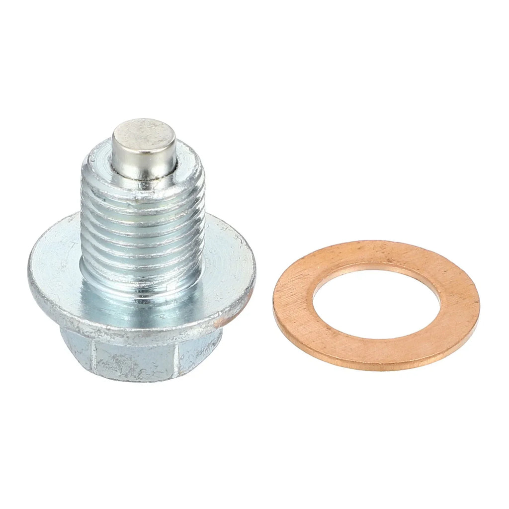 M12 x 1.25 Engine Oil Drain Plug Screws with Seal Rings for Lexus