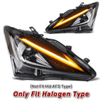 LED Headlight Set for Lexus IS250/IS350 (2006–2013) w/SwitchBack Left+Right
