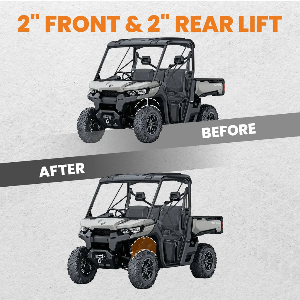 Set of 4 Lift Kits for Can Am Defender 500 800 1000 (2016–2019)