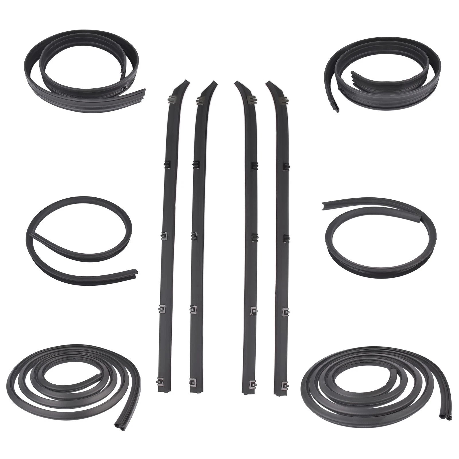 10Pcs Weatherstrip Seal Kit for Dodge D150 D250 W150 W250 (1975–1993)