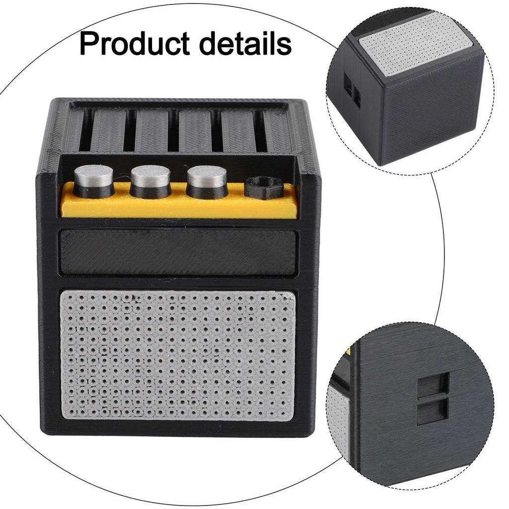 Guitar Pick Organizer Box for Compact Use (1.69 x 1.69 x 1.69 Inches)