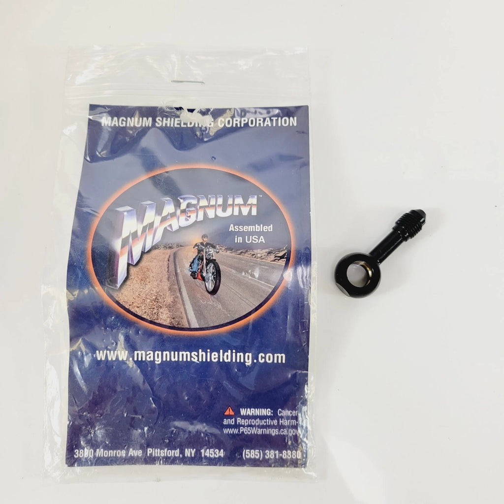 Banjo Fitting 10 mm AN3 180° Black for Harley (1704-58)