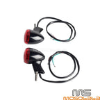 Black Bullet Rear Brake Tail Lights for Harley Sportster XL883 XL1200 (2004-2023)