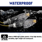LED Turn Signal Mini Stalk Arrow Lights for Universal Motorcycles (-)