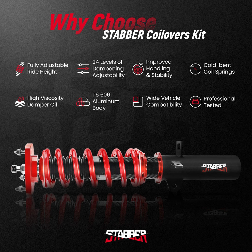Adjustable Coilovers Kit for Toyota Corolla (1988-2002)
