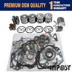 Overhaul Rebuild Kit for Isuzu 4JJ1 4JJ1T NPR NQR NHR NKR ELF (2000–2023)