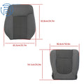 Seat Cover Set for Ford F250 F350 F450 F550 (2011–2016) Cloth Gray