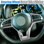 Steering Wheel Cover Trim for Nissan Altima (2019–2022) - Silver Tone ABS