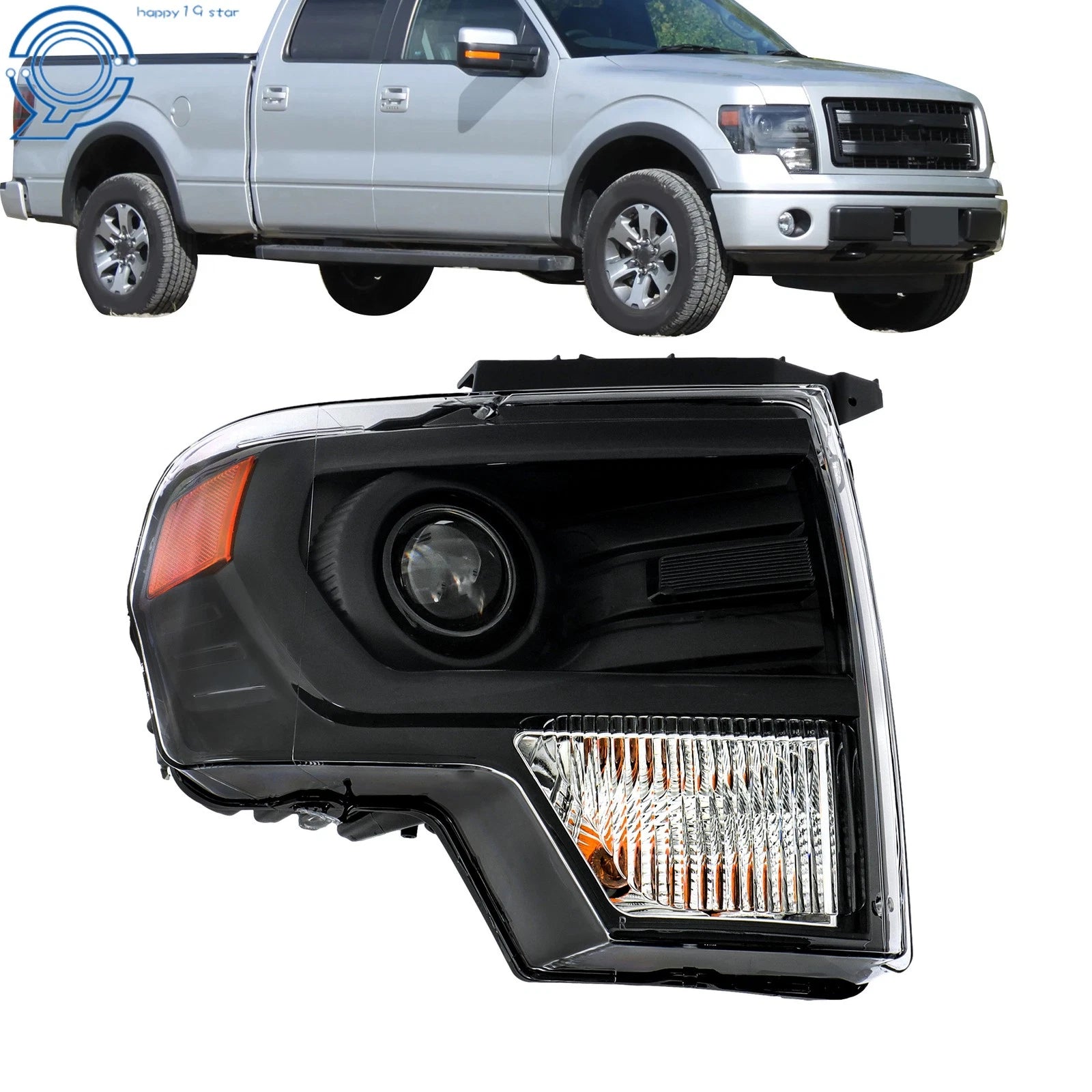 D3S HID Kit Projector Headlight for Ford F150 (2013–2014) Right Side