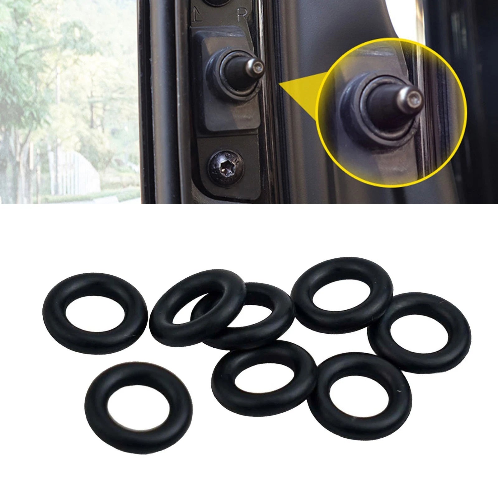 8 Pack Middle Door Sound Dampening Rubber for Mercedes Vito