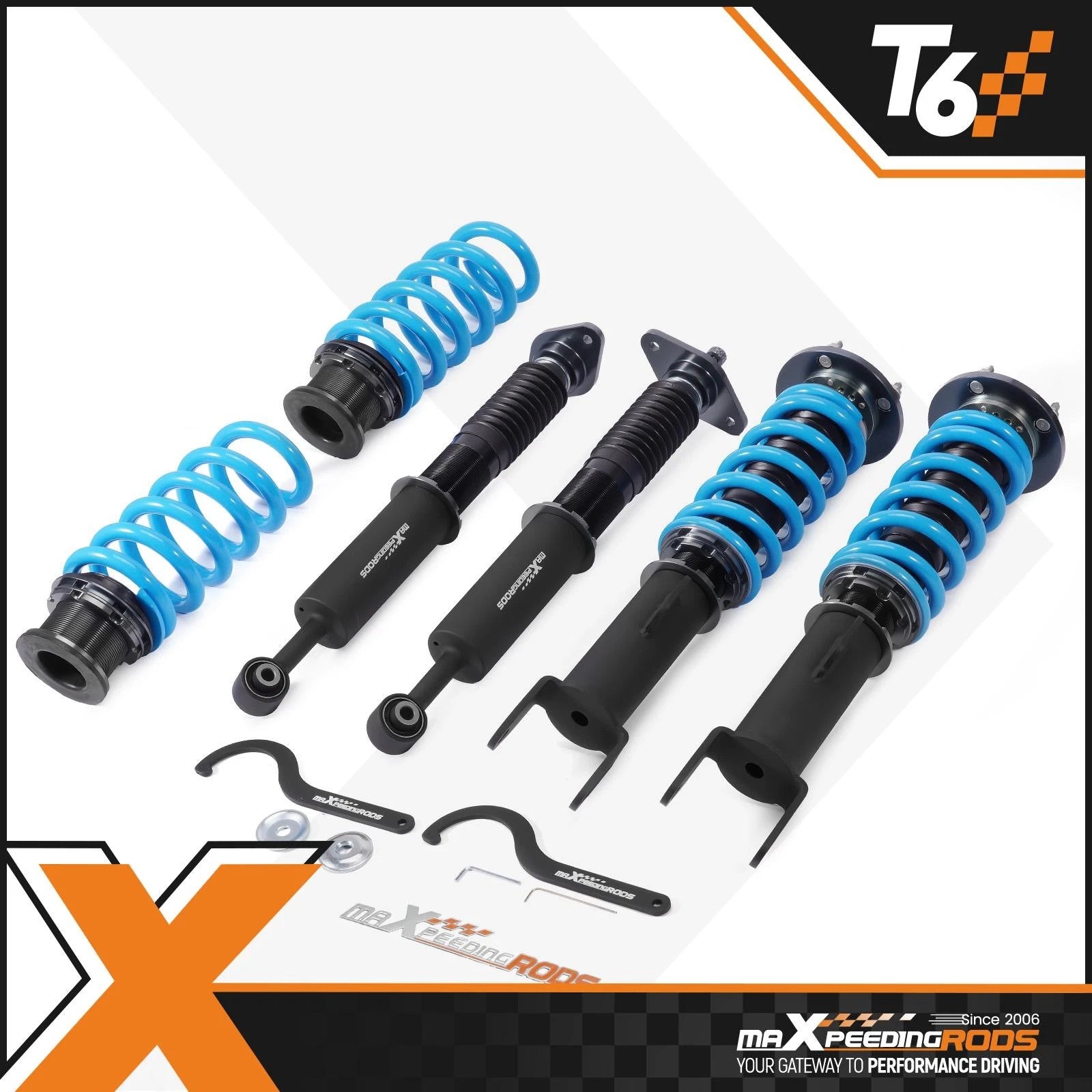 24 Way Adjustable Coilovers Kit for Dodge Charger/Challenger (2011–2022)